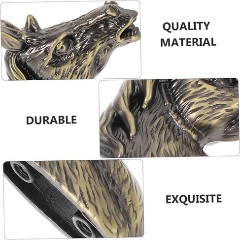 Veemoon 2pcs Vintage Horse Handle Drawer Knobs Antique Animal Shape Pulls for Wardrobe Cabinet and Furniture Decor and Smooth Finish for Use in Saudi Arabia