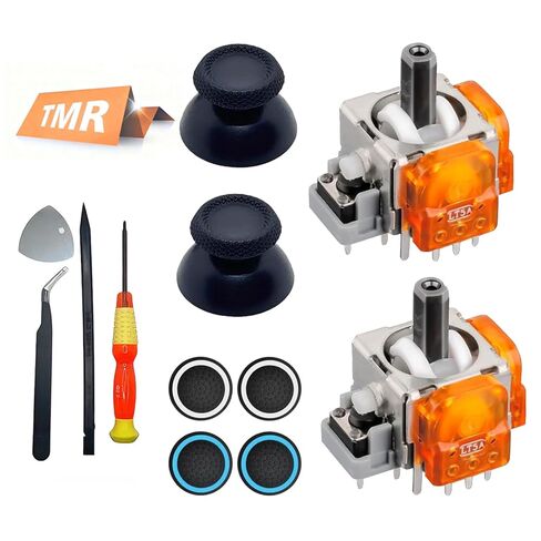 2-Pack TMR Joystick Replacement Kit for DualSense PS5 controller / PS5 Edge Controller, Upgrade Anti-Drift Analog Thumbstick,TMR Analog Thumb Joystick Repair Tool kit in Saudi Arabia