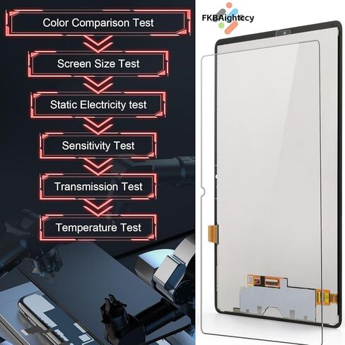 استبدال الشاشة لجهاز Samsung Galaxy Tab S9 FE SM-X510U X510W SM-X516U X516W 10.9 بوصة شاشة LCD تعمل باللمس لجهاز Galaxy Tab S9 FE 5G مجموعة رقمية سوداء مع أدوات in Kuwait