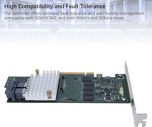 SAS Controller, 2GB DDR3 RAID Controller, 12Gbits Data Transfer SAS RAID Controller with Expandable Performance for High Capacity Storage Applications in Saudi Arabia