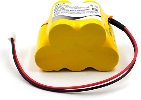 (2-Pack) 6V 2000mAh Ni-Cd Replacement Battery for Lithonia ELB 615N Emergency Light, Compatible with ELM4L Exit Sign Lighting System, CUSTOM-587, OSA535 in Saudi Arabia