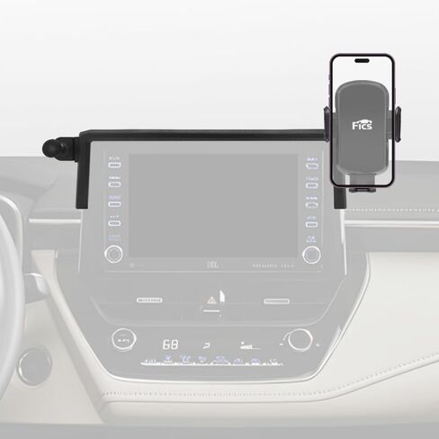 FICS Car Phone Holder for Toyota Corolla 2025, 2026 (E210, 10.5-Inch Screen) — Custom-Fit Center Display Mount, Factory-Style Design, No Adhesive, Stable Driving View in Kuwait