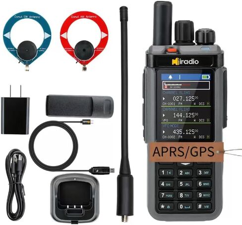 Y23UV-98PLUS راديو ثنائي الاتجاه بقدرة 10 وات مع CB/SSB/HF وGPS APRS ومكرر النطاق المتقاطع وتوافق هوائي 1024 CH وDonut - راديو هام عالي الطاقة لاتصالات الهواة والمغامرات الخارجية in Saudi Arabia