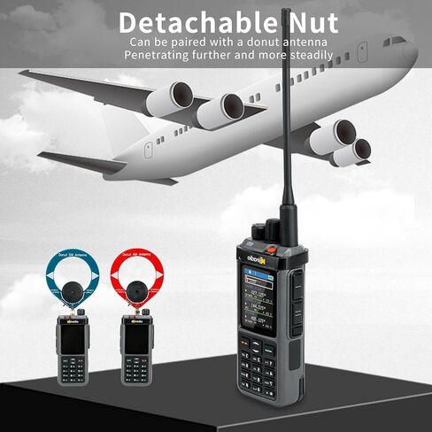 Y23UV-98PLUS راديو ثنائي الاتجاه بقدرة 10 وات مع CB/SSB/HF وGPS APRS ومكرر النطاق المتقاطع وتوافق هوائي 1024 CH وDonut - راديو هام عالي الطاقة لاتصالات الهواة والمغامرات الخارجية in Saudi Arabia
