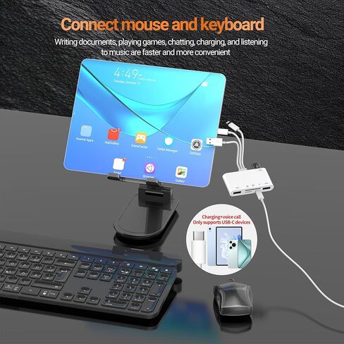 قارئ بطاقات SD (6 في 1) محول USB Lightning USB C إلى OTG TF شاحن أنثى لهاتف Iphone 17 16 15 14 13 Pro Max عصا ذاكرة الكاميرا الرقمية لنقل Apple Android Hub لأجهزة Ipad المتوافقة مع Samsung in Kuwait