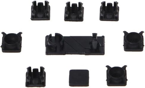 Plastic Feet Button Screw Cap Cover Set for PS3 Slim 2000 3000 Controller Replacement in Saudi Arabia
