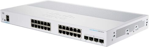 محول ذكي Cisco Business CBS250-24T-4G (NON PoE) | 24 منفذ جي إي | 4x1G SFP | - CBS250-24T-4G-NA (تغليف Cisco الأصلي) (متجدد) in Kuwait