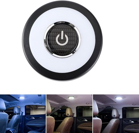 ضوء قراءة السيارة لسيارة Ford Fusion Ranger Maverick Crown، مصابيح سقف داخلية LED، مصباح صندوق USB مغناطيسي قابل لإعادة الشحن، مصباح جو داخلي للسيارة، أزرق وأبيض in Saudi Arabia