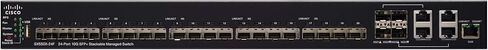 Cisco SX550X-24F-K9 24 منفذ 10G SFP + محول مُدار قابل للتكديس SX550X-24F (متجدد) in Kuwait