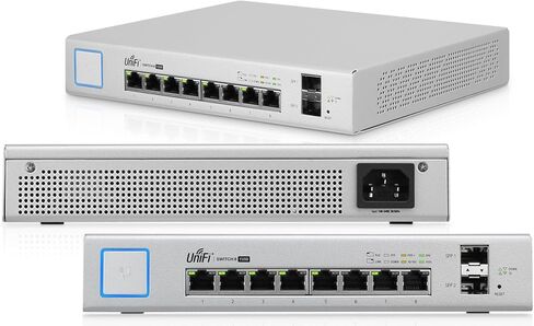 Ubiquiti US-8-150W شبكة جيجابت إيثرنت مُدارة (10/100/1000) طاقة عبر إيثرنت (PoE) محول شبكة أبيض (متجدد) in Kuwait