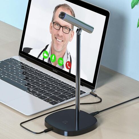 Computer Microphone Plug &Use Desktop Omnidirectional Condenser Laptop Mic Perfect for Video Conferencing, Dictation in Saudi Arabia