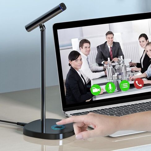 Computer Microphone Plug &Use Desktop Omnidirectional Condenser Laptop Mic Perfect for Video Conferencing, Dictation in Saudi Arabia