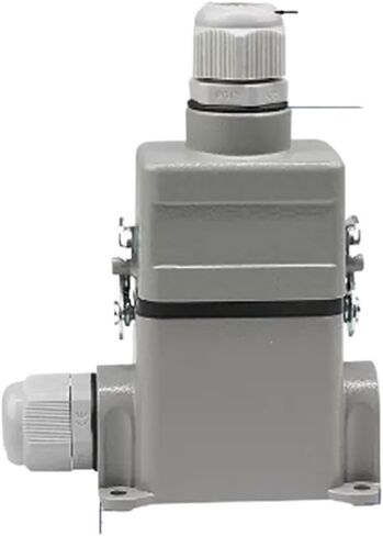 High Base Rectangular Heavy Duty Connector 4 6 8 10 16 20 24 32 48 Core Pins 16A Waterproof Aviation Plug Top Side Outlet(Army Green) in Saudi Arabia
