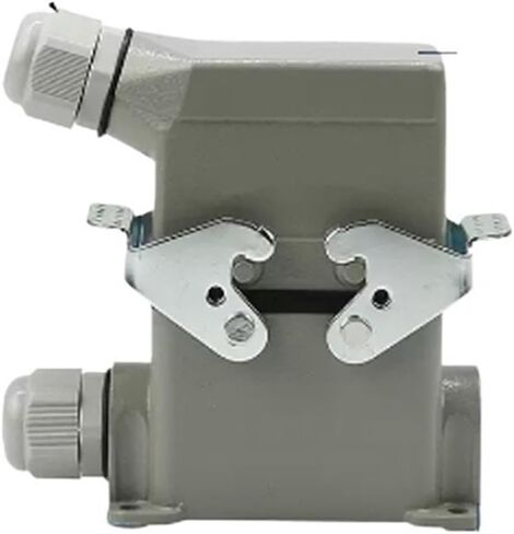 High Base Rectangular Heavy Duty Connector 4 6 8 10 16 20 24 32 48 Core Pins 16A Waterproof Aviation Plug Top Side Outlet(Army Green) in Saudi Arabia