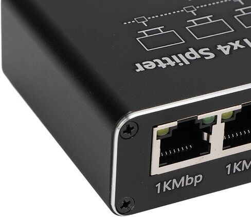 موزع إيثرنت يعمل بمنفذ USB C من 1 إلى 4 مع كابل لـ Cat8 Cat7 Cat6، محول شبكة جيجابت RJ45 للكمبيوتر والتلفزيون وجهاز التوجيه للمكتب المنزلي in Saudi Arabia