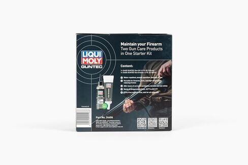 مجموعة زيوت وشحوم الأسلحة النارية من LIQUI MOLY GUNTEC - مجموعة أدوات تشحيم وتنظيف الأسلحة النارية | حماية CLP للمسدسات والبنادق والبنادق | مجموعة العناية بالأسلحة الألمانية المتميزة in Saudi Arabia