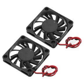 MECCANIXITY 2 قطعة DC12V مروحة تبريد بدون فرش 0.24A 80x80x25mm 2Pin 2 سلك عالي السرعة هادئ للطابعة ثلاثية الأبعاد حقيبة الكمبيوتر معدات الفيديو DIY مشروع التهوية 1500-2200 دورة في الدقيقة in Kuwait