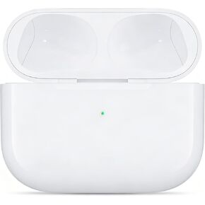 Wireless Charging Case for AirPods Pro 2nd/1st Generation, White USB-C Replacement Charger Case with Fast Pairing, Audio Alerts, Type C Charging Port Compatible with AirPod Pro 2/1, No Earbuds in Saudi Arabia