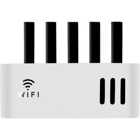 WiFi Router Storage Box - Ventilated Shelf Organizer for Router, Modem, Set-top Box | Cable Management for Office, Classroom, Desk in Saudi Arabia