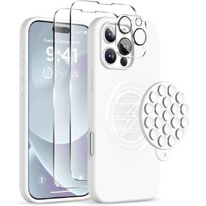 Magnetic for iPhone 16 Pro Max Case, Silicone Cover, Stone in Kuwait