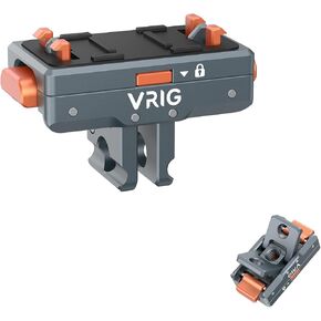 حامل محول مغناطيسي سريع الإصدار من VRIG متوافق مع Insta360 X5/X4 Air، مع فتحة لولبية 1/4/وصلة محول/قفل أمان، حامل قفل أمان من سبائك الألومنيوم لجهاز Insta 360 Ace Pro 2/Ace Pro/Ace in Kuwait