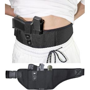 حافظة حزام البطن للرجال، حمل مخفي آمن للنساء، حافظة مسدس مريحة، IWB يناسب Glock، Sig Sauer P365، Smith & Wesson، Bodyguard، M&P Shield، Ruger، والمزيد in Kuwait