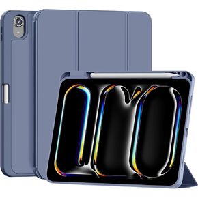 حافظة لجهاز iPad (A16) الجيل الحادي عشر 11 بوصة 2025 / iPad الجيل العاشر 10.9 بوصة 2022، حافظة ذكية مع حامل أقلام، ظهر ناعم من مادة TPU، تنبيه/غفو تلقائي، دعم معرف اللمس - أسود in Kuwait