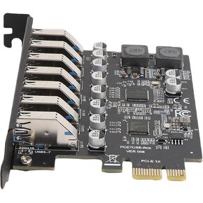 بطاقة توسيع USB 3.2 الجيل 1، بطاقة توسيع شريحة نقل 5 جيجابت في الثانية D720201، بطاقة توسيع PCIE 7 منافذ للتوصيل والتشغيل لـ 10 11 in Kuwait