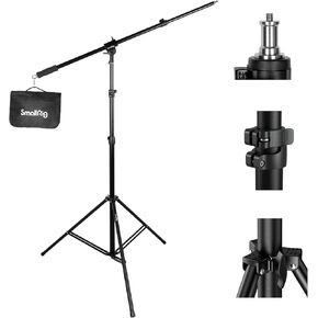 SMALLRIG Photography Light Stand 110"/9.2ft/280cm, Air-Cushioned Aluminum Photo Video Tripod Stand with 1/4" Screw for Softbox, Studio Light, Reflector and Ring Light, Max Load 8kg, RA-S280-3736 in Kuwait