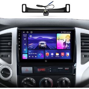 9 بوصة (4G + 64G) استبدال مجموعة أدوات راديو السيارة لتويوتا تاكوما 2005-2015 ترقية ستيريو، وحدة رأس شاشة تعمل باللمس مع Carplay سلكي لاسلكي Android Auto GPS Navigation 5GWiFi FM/AM استبدال الكاميرا in Kuwait