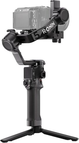 مجموعة DJI RS 5، مثبت جيمبال لكاميرا Canon/Sony/Panasonic/Nikon/Fujifilm، تتبع ذكي، مقبض حقيبة إلكتروني، مقابض ضبط دقيقة، مؤشر Z-Axis الجديد in Kuwait