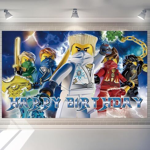 1Pcs Number Blocks Party Decoration Banner Photography Background for Number Blocks Birthday Party Props (48.6X29.1 Inch) (Blue5) in Saudi Arabia