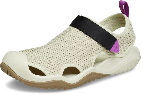 Crocs Men's Swiftwater Mesh Deck Sandals ، Mirage ، 9 in Saudi Arabia