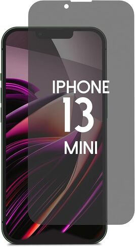 واقي شاشة الخصوصية لهاتف iPhone 13 Mini - زجاج مقسى للخصوصية يحجب الضوء الأزرق مقاس 5.4 بوصات مع مجموعة أدوات المحاذاة [عبوة واحدة] - | مضاد لبصمات الأصابع | مقاوم للخدش | صديق للحافظة in Kuwait
