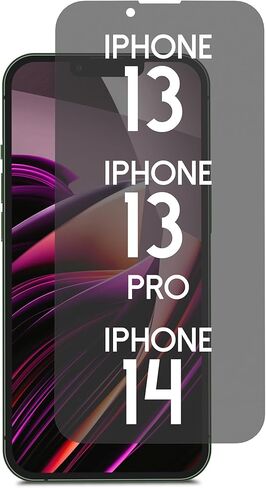 واقي شاشة الخصوصية لهاتف iPhone 13 Mini - زجاج مقسى للخصوصية يحجب الضوء الأزرق مقاس 5.4 بوصات مع مجموعة أدوات المحاذاة [عبوة واحدة] - | مضاد لبصمات الأصابع | مقاوم للخدش | صديق للحافظة in Kuwait
