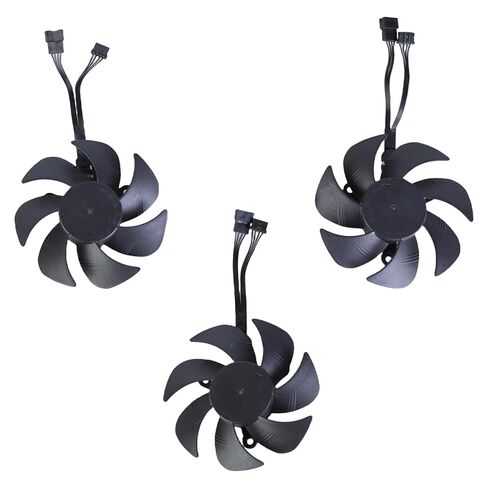 مروحة GPU PLA09215S12H لبطاقات الرسومات RTX3060 تعزز التبريد 4Pin VGA مروحة تبريد 3 قطعة/المجموعة استبدال مروحة الكمبيوتر للألعاب in Kuwait