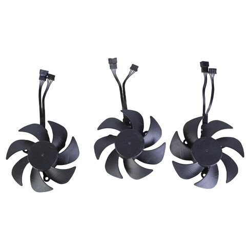 مروحة GPU PLA09215S12H لبطاقات الرسومات RTX3060 تعزز التبريد 4Pin VGA مروحة تبريد 3 قطعة/المجموعة استبدال مروحة الكمبيوتر للألعاب in Kuwait