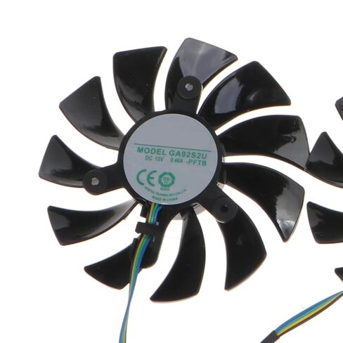 3 قطعة 87 مللي متر GA92S2U VGA مروحة ل RTX3090 3080 3070 3060ti X-Gaming OC بطاقة الرسومات مروحة التبريد 4Pin 12V 0.46A بطاقة الرسومات مروحة التبريد in Saudi Arabia