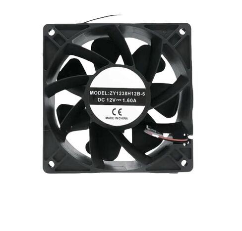 ZY1238H12B-6 DC 12V 1.60A 120x120x38mm high Wind Violent Fan in Saudi Arabia
