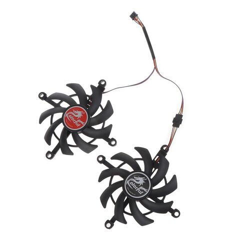 1/2pc 75mm GA91S2U VGA Fan for Colorful 3060 Ti RTX3060 12G V2 L-V Graphics Card Cooling Fan 4Pin 12V Graphics Card Cooling Fan in Saudi Arabia