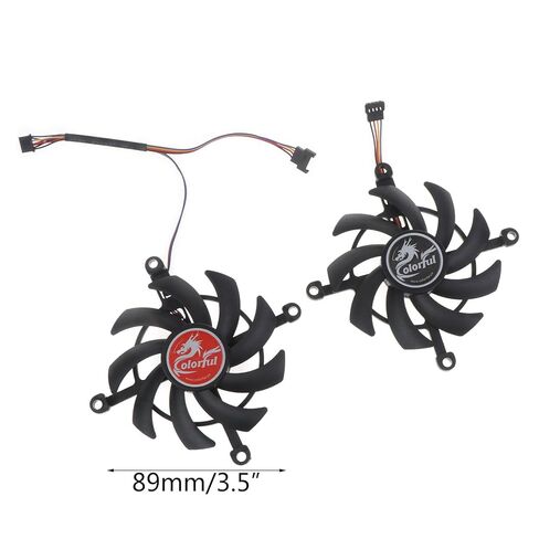 1/2pc 75mm GA91S2U VGA Fan for Colorful 3060 Ti RTX3060 12G V2 L-V Graphics Card Cooling Fan 4Pin 12V Graphics Card Cooling Fan in Saudi Arabia