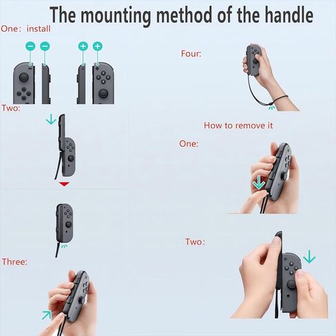 LIUWTIANXIN حزام المعصم المتوافق مع زوج حبل اليد Joycon - 2 حزمة من ملحقات قطع غيار الحبل لوحدة التحكم Joy Con Joy-Con 【غير متوافق مع وحدات تحكم الجيل الثاني من Joy-Con】 in Saudi Arabia