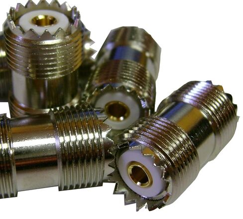 Lot of 4 UHF Barrel Coax Connectors - Double Female in Saudi Arabia