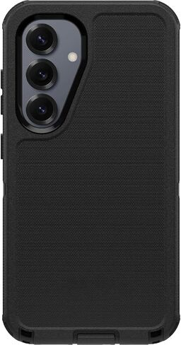 Defender Case Compatible with Samsung Galaxy S25 Case Included Belt Clip Holster Kickstand-Black in Saudi Arabia