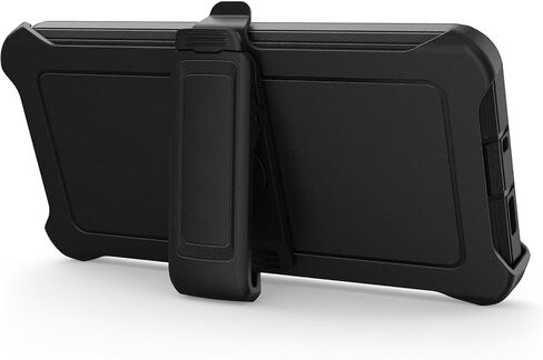 Defender Case Compatible with Samsung Galaxy S25 Case Included Belt Clip Holster Kickstand-Black in Saudi Arabia