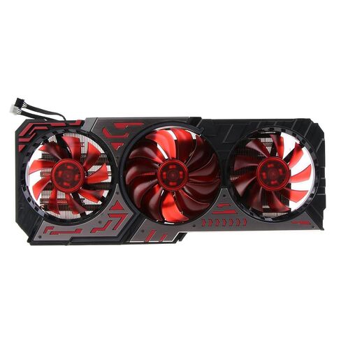 1PC Original VGA Fan for 2060 2070 2080 Super OC Radiator Graphics Card Cooling Fan with Shell 4Pin 12V Graphics Card Cooling Fan in Saudi Arabia