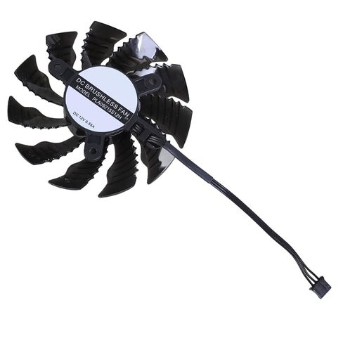80mm/3.15inch PLA09215S12H 3Pin 12V VGA Fan Graphics Card Cooling for GTX1650 1630 ITX OC in Saudi Arabia