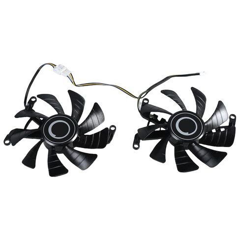 2Pcs 87mm RTX2060 Graphics Card Cooling VGA Fan T129015SU 4Pin 12V Coolers Fan for RTX2060 2070 Super GTX1660 in Saudi Arabia