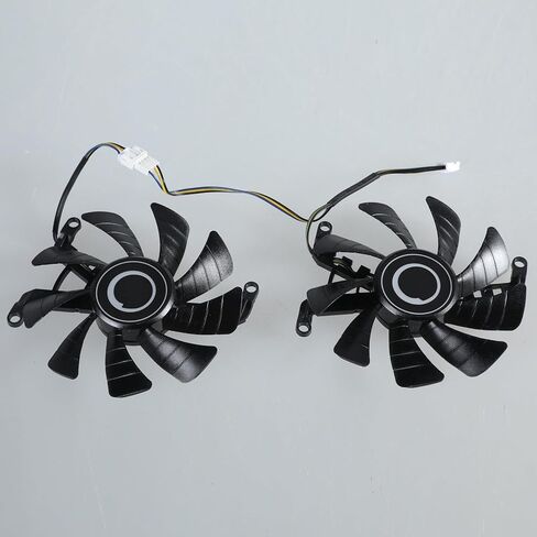2Pcs 87mm RTX2060 Graphics Card Cooling VGA Fan T129015SU 4Pin 12V Coolers Fan for RTX2060 2070 Super GTX1660 in Saudi Arabia