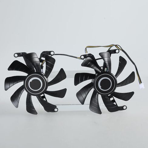2Pcs 87mm RTX2060 Graphics Card Cooling VGA Fan T129015SU 4Pin 12V Coolers Fan for RTX2060 2070 Super GTX1660 in Saudi Arabia